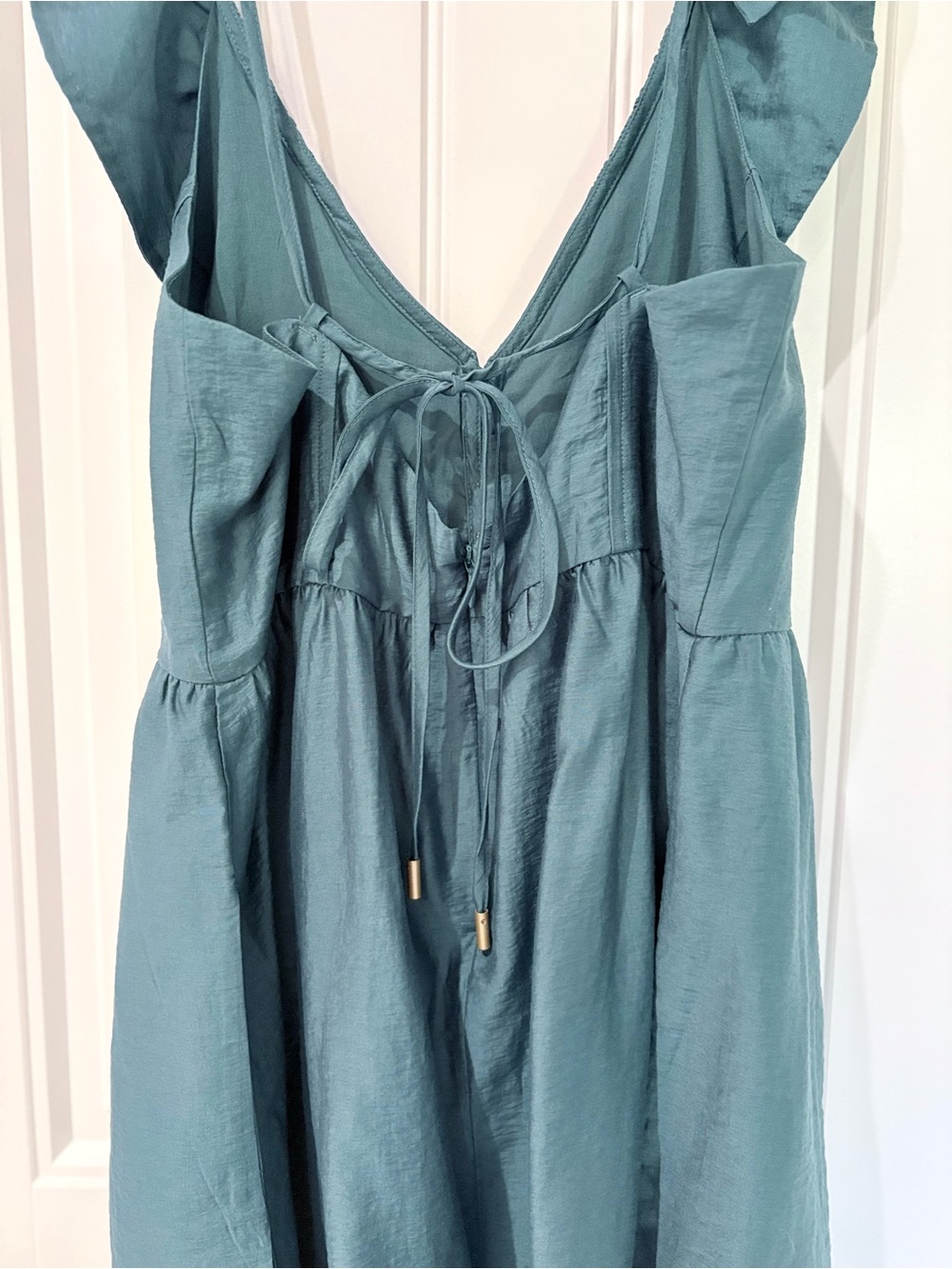 Madewell Ruffle Button-Front Mini Dress - Picture 6 of 8